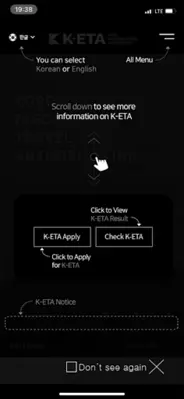 K-ETA android App screenshot 2